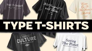 How To Design Typography T-Shirts | Complete Kittl Tutorial
