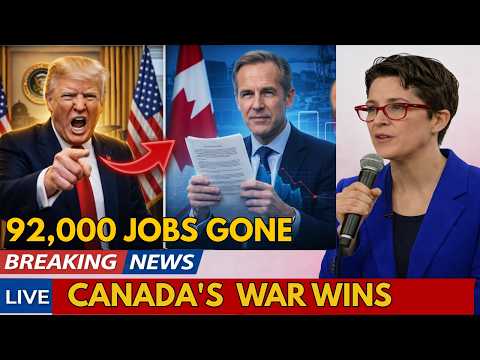 JUST IN: US Loses 92,000 Jobs — Canada's $155B Trade War EXPOSES Trump's Crisis