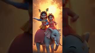 "Radha Krishna Tate Nitare | divine love & devotional "# shorts #shortsfeed   #youtubeshorts