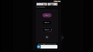 How to Create Animated Buttons using html & css #AnimatedButtons #CSSAnimation #FrontendMagic #short