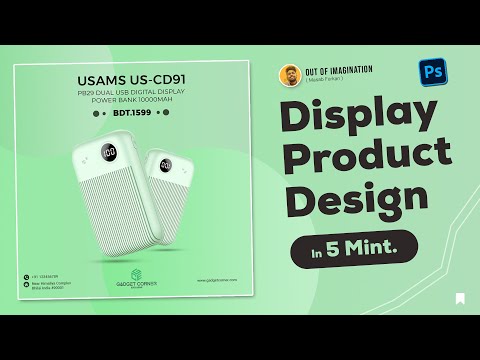 How To Create Product Poster Design In Photoshop | Trending Unique Banner Design | In Hindi.