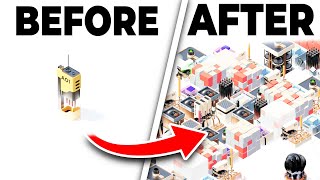 NEW SUPER Satisfying Clicker Factory Builder!! - Sixty Four - Upgrade Incremental Automation Game