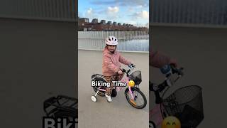 Biking time 😊 #3yearsold #toddlerplaytime #bikingmode