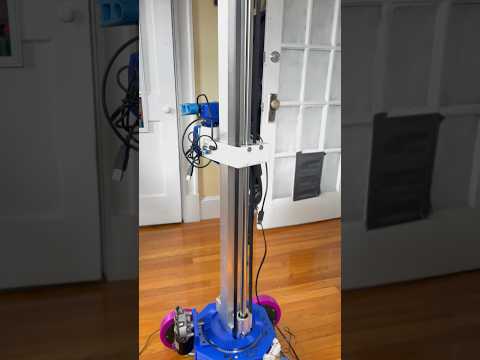 building a household robot, electrical complete, vertical axis test #robot #homerobot