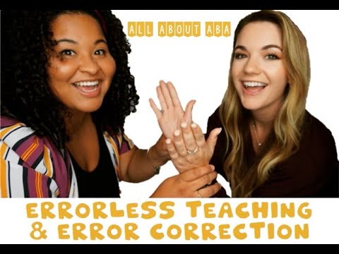 Errorless Teaching and Error Correction