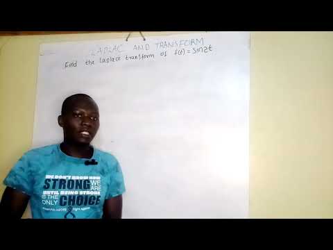 Laplace transform (Derivative of sin at) and example of sin 2t