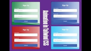 Tailwind CSS Form Design(Water Wave)