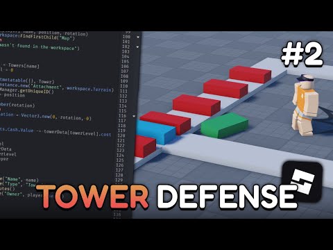 Adding TOWERS to my Tower Defense Game in Roblox [Devlog #2]