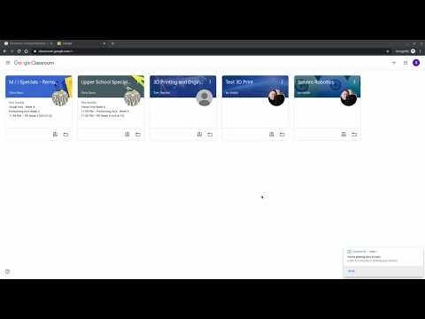 Google Classroom Student Tutorial - Email Notifications