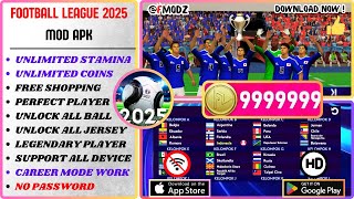 FOOTBALL LEAGUE 2025 MOD APK V 0.1.63 LATEST 2025 - UNLIMITED MONEY & UNLIMITED STAMINA