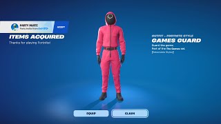 how to get the Squid Game skin for free