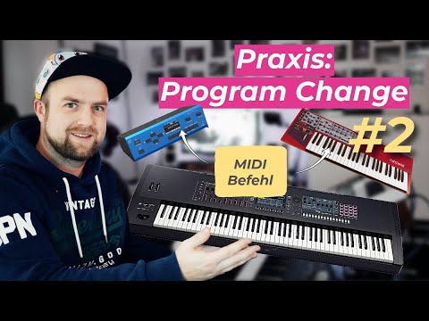 Master keyboard selects the sounds of your instruments – MIDI Program Change explained simply (Pa...