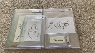 Beckett Authentication Autograph Return Unboxing with Bruce Springsteen, Barack Obama and more