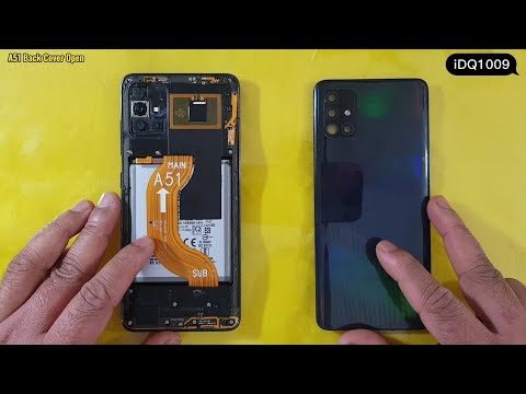 Samsung Galaxy A51 Back Cover Open solution