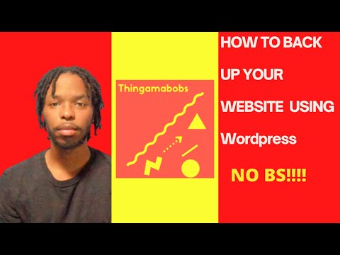 Simple way to back up your website using wordpress no bs