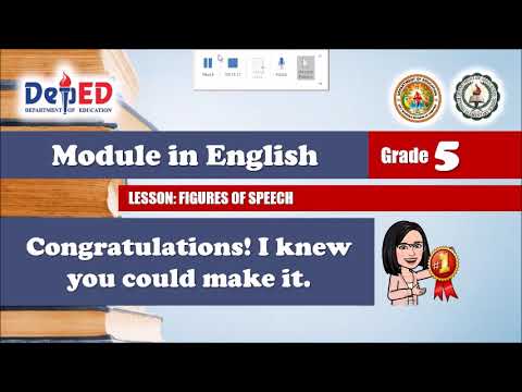 Figures of Speech Demo Video for Grade 5