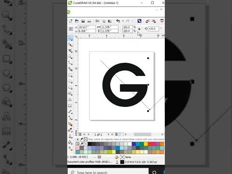 #11 Google logo in CorelDraw 2022 || coreldraw bengla #shorts #logo #designersubho #googlelogo