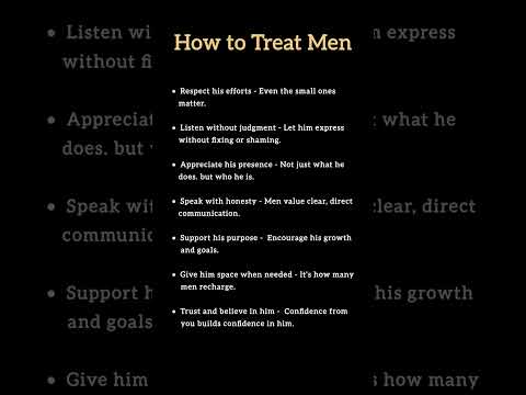 How to treat men #treating #music #menfacts #facts #shorts #ytshorts #hehe