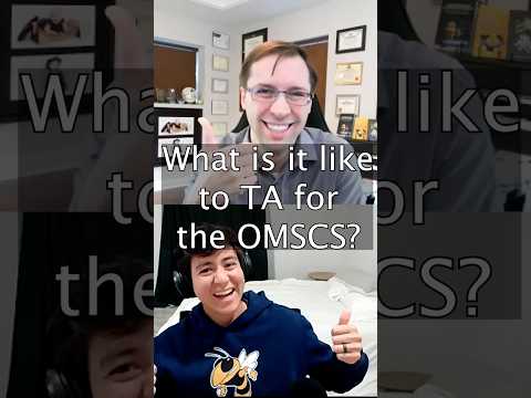 What is it like to TA for the OMSCS? #omscs #georgiatech #joyner #goat