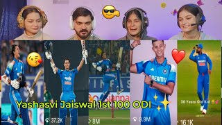 Yashasvi Jaiswal ODI 100 Reaction | Virat Kohli No-Look Shot & Viral Funny Moments 🔥😂