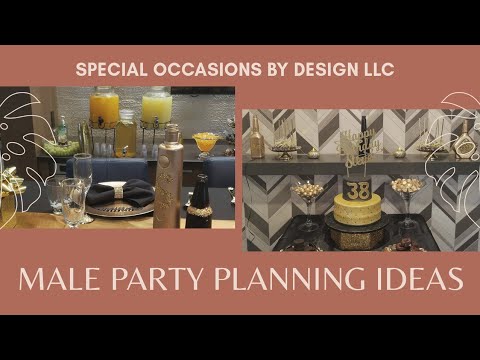 Decorate with me| Male party decorating tips