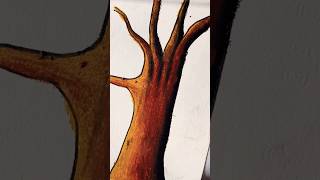Oil pastel tree bark 🤎 |#oilpastel #tree #shorts #youtubeshorts #arttutorial #oilpasteldrawing
