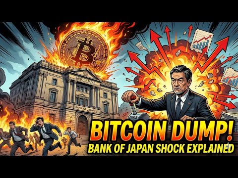 Why Bitcoin is DUMPING Right Now (Bank of Japan Shockwave Explained)