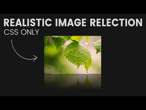 How to Make Image Reflection Effect in HTML CSS | CSS Image Reflection