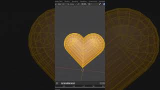 Heart Model in #blender #creativeblender #3dmodeling #3dprinting #blenderart #3dart