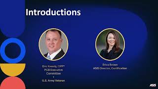 ASIS Webinar: Operation Career Change