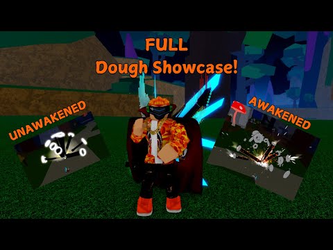 Unawakened + Awakened Dough Showcase! (Blox Fruits)