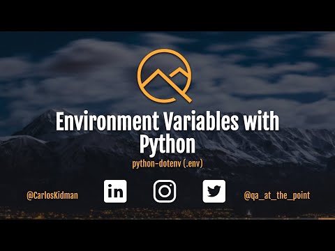 How to work with Environment Variables in Python
