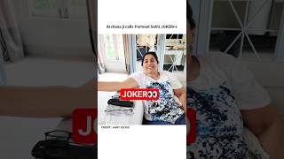 Archana ji calls Parmeet sethi JOKER #family #funny #ytshorts #yt #bollywood #trending