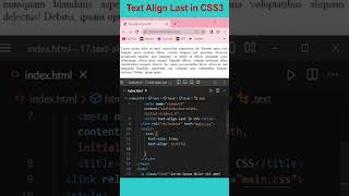 CSS Tips - Title Align Last in CSS3 #shorts #css3 #frontenddeveloper
