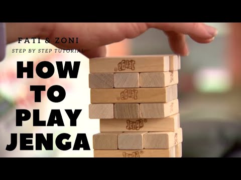 How To Play Jenga ---Surprise inside---|By Fati N Biya|