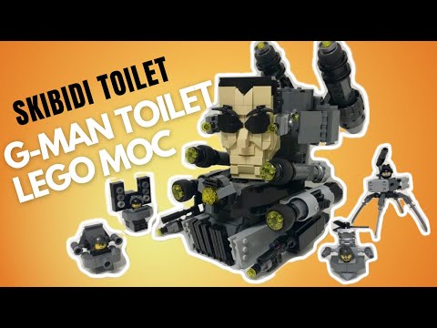Lego MOC_G-man toilet (Skibidi toilet) 쥐맨토일렛 #legomoc #skbiditoilet #gman #legomech