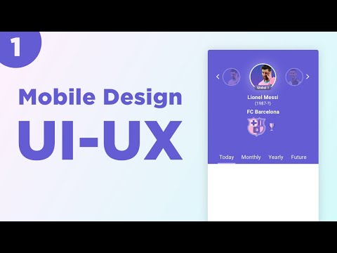 Mobile UI Design - Best Basic Design 2021 - #Adobe Xd