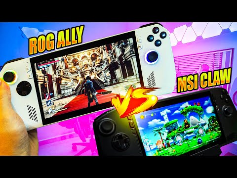 MSI Claw A1M Vs. ROG Ally Comparison: Which Is The Best Gaming Handheld Of 2024