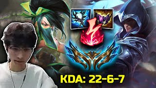 BeiFeng Akali : This is What GOD LEVEL of ASSASSIN Look Like - Engsub