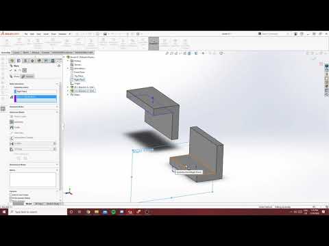 Symmetry Mate - SolidWorks 2020