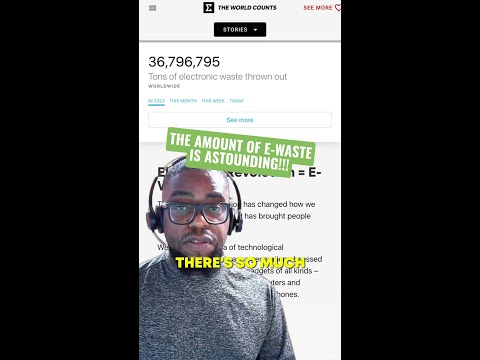 The Amount Of E-Waste Is Astounding #Shorts