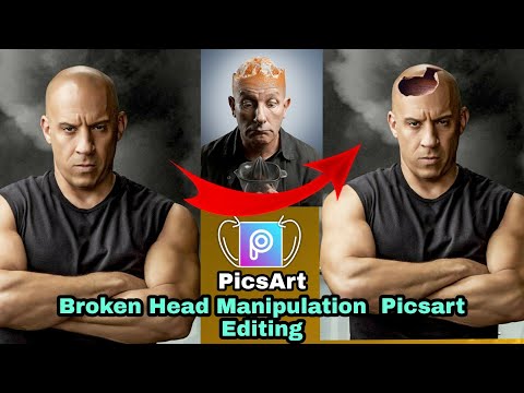 #1ONTRENDING Broken Head Manipulation Picsart photo Editing King photo Editing