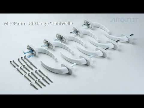 10pcs FENSTERGRIFFE Windows Balkontürgriff