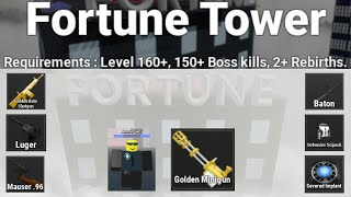Beat the robloxian: Fortune tower (new world)