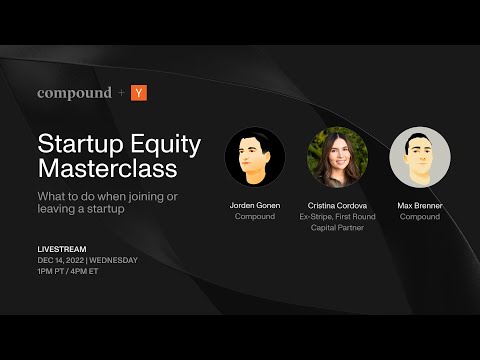 YC Startup Talks: Startup Equity with Compound (YC S19)