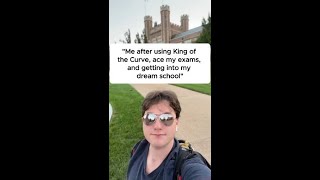 Get into your dream school with King of the Curve! #college #kingofthecurve #students #shorts