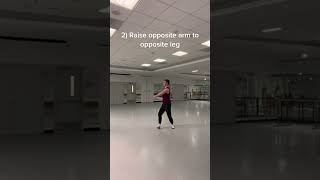 Here’s how to do a pirouette in 4 steps! 🩰✨ Credits to adambenjaminfitness #pirouette