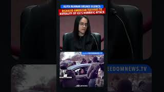 Disabled American Testifies to ICE Brutality: “They Dragged Me Face Down in the Street!”