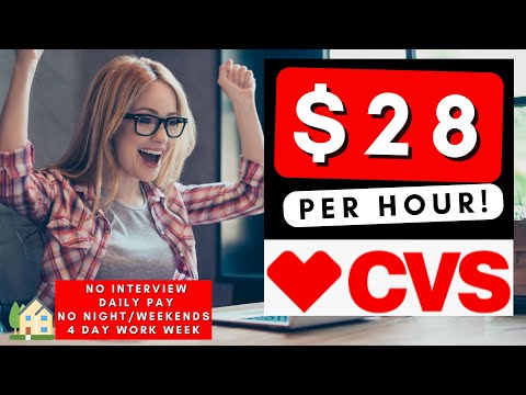 CVS is Hiring Remote! (Paid Daily) + No Interview Work From Home Jobs 2025