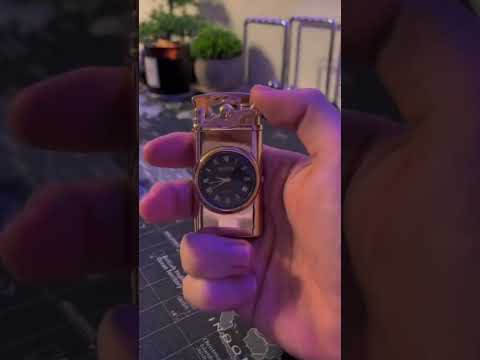 The Clock Lighter 🔥😎#lighter #watch #clock #clocklighter #croclighter #luxurylighter #uniquelighters